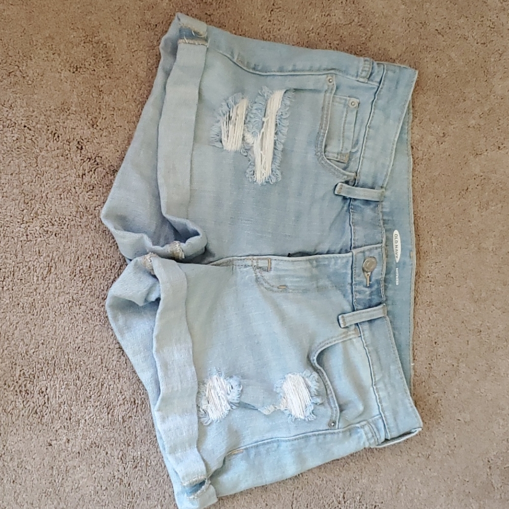 Old Navy Boyfriend Destroyed Shorts